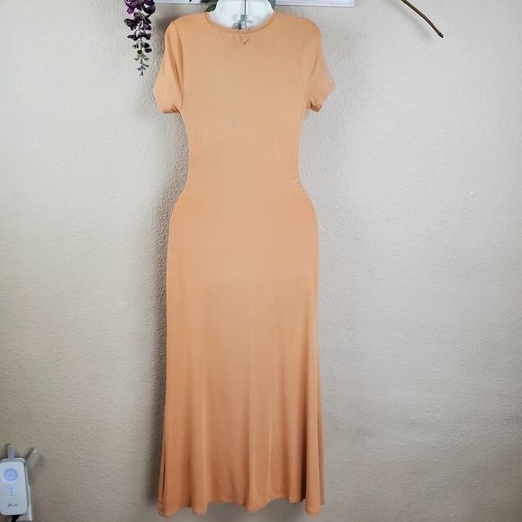 Asos Twist Front Midi Slit Knit Shirt Dress - Picture 6 of 11